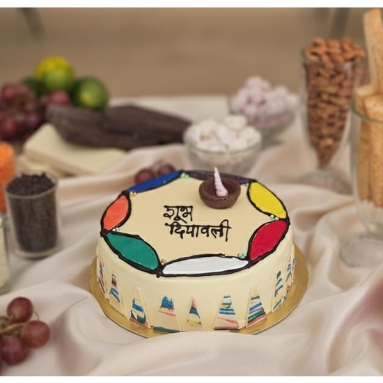 Tihar Special  White Chocolate Cake - 2 lbs.