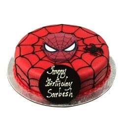 Spiderman Mask Print Cake -2lbs Spiderman Mask Print Cake -2lbs