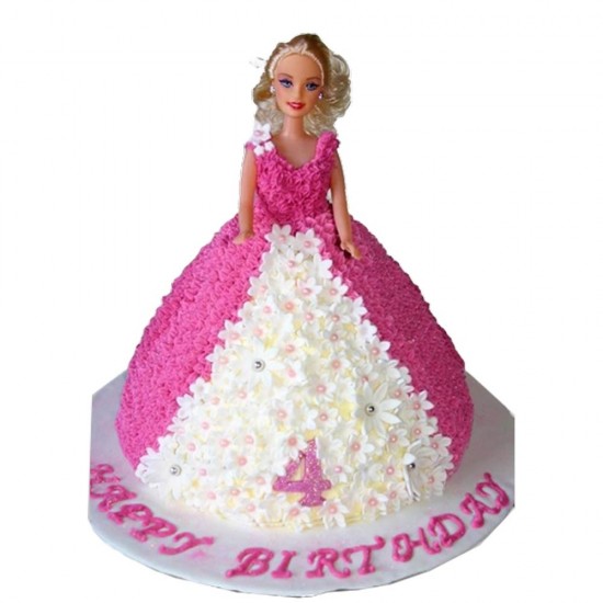 Barbie Doll Cake- 3 lbs.