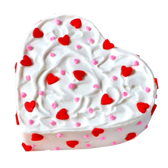 Valentines Special Cream with hearts Cake -2 lbs.