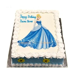 Disney Princess Photo Print Cake - 2 lbs.