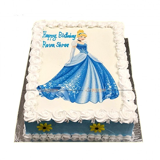 Disney Princess  Photo Printed Cake - 2 lbs.