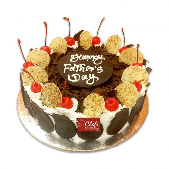 Father's Day Special Black Forest Cake - 2 lbs.