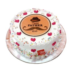 Father's Day Special Vanilla (Photo Print) Cake - 2 lbs. Father's Day Special Vanilla (Photo Print) Cake - 2 lbs.