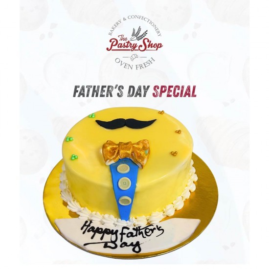 Father's Day Special Butterscotch Nougatine Cake - 2 lbs.