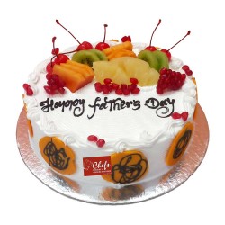 Sugarfree Vanilla Cake with Mixed Fruit Topping - 2 lbs. Sugarfree Vanilla Cake with Mixed Fruit Topping - 2 lbs.
