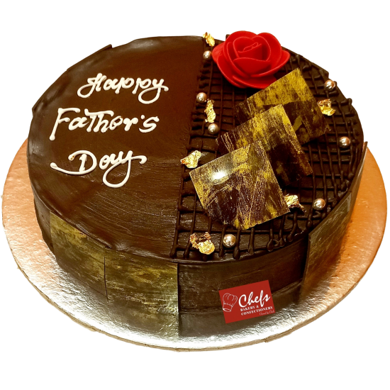 Father's Day Special Chocolate Truffle Cake - 2 lbs.