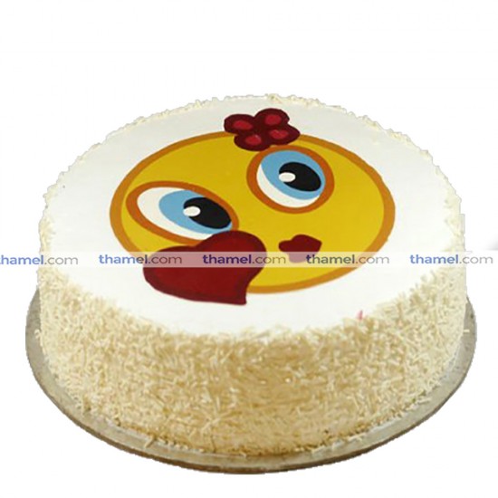 Emoji Black Forest Cake - 2 lbs