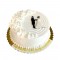 Ivory Romance Wedding Cake- 2 lbs.
