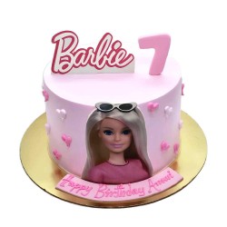 Barbie Print Cake -2 lbs. Barbie Print Cake -2 lbs.