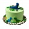 Dinosaur Themed Fondant Cake- 3 lbs.