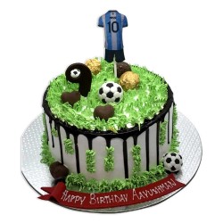 Football Themed Cake- 3 lbs. Football Themed Cake- 3 lbs.