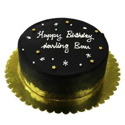 Minimal Customized Chocolate Cake - 2 lbs.