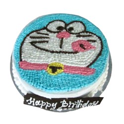 Doraemon Black Forest Cake- 2 lbs Doraemon Black Forest Cake- 2 lbs