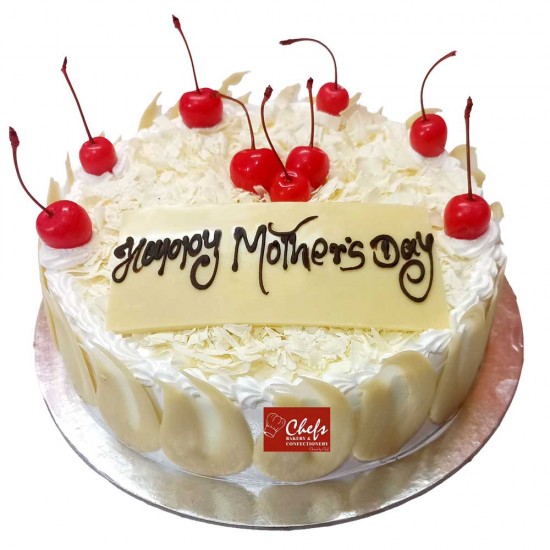Mother's Day Special White Forest Cake - 2 lbs.