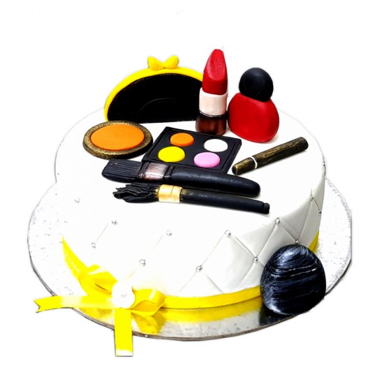 Chocolate Makeup Fondant Cake -4 kg.