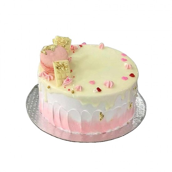 White Chocolate Drip Cake  - 1lb.