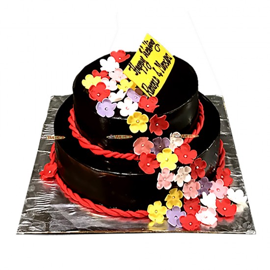 Chocolate Wedding Cake - 8 lbs
