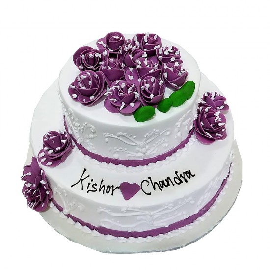 Fondant Wedding Special Cake