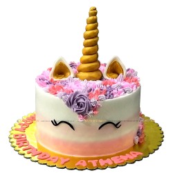 Unicorn Theme Cake - 3 lbs. Unicorn Theme Cake - 3 lbs.