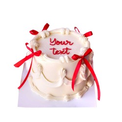 Valentines Special White Forest Cake - 1/2 lb. Valentines Special White Forest Cake - 1/2 lb.