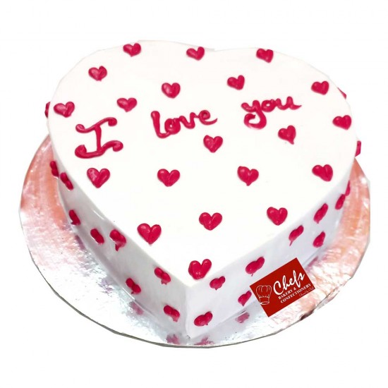 Valentines Special Vanilla Cake -2 lbs.CFC