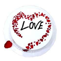 Valentines Special Vanilla Cake -2 lbs. Valentines Special Vanilla Cake -2 lbs.
