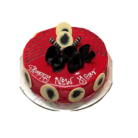 New Year Special  White Forest Cake - 2 lbs