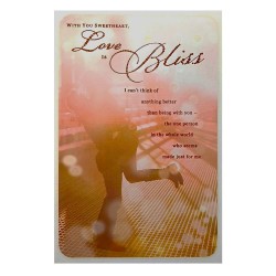 WITH YOU SWEETHEART Birthday Card WITH YOU SWEETHEART Birthday Card