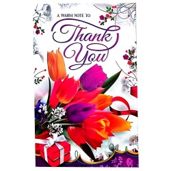 A WARM NOTE TO Thank You Card A WARM NOTE TO Thank You Card