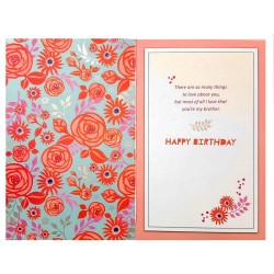 Happy Birthday Brother Card Happy Birthday Brother Card