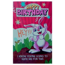 HAPPY BIRTHDAY HEY!!! I KNOW YOU'RE GOING TO HATE ME FOR THIS Card HAPPY BIRTHDAY HEY!!! I KNOW YOU'RE GOING TO HATE ME FOR THIS Card