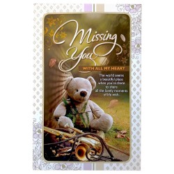 Missing You With All My Heart Card Missing You With All My Heart Card