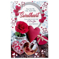 You Are My One And Only  Sweetheart Card You Are My One And Only  Sweetheart Card