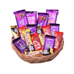 Basket Full of Chocolates Basket Full of Chocolates