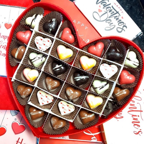 Valentines Special Belgian Chocolates Box 