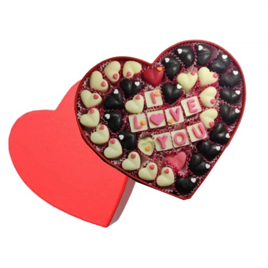 Valentines Special " I L❤VE  You" Chocolates ( 42 pcs)