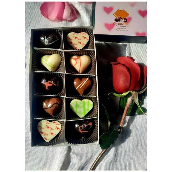 Valentines Special Belgian Chocolates Box -100 gms