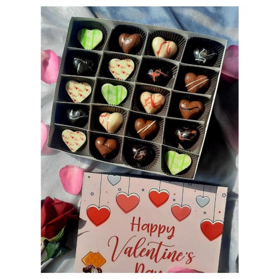 Valentines Special Belgian Chocolates Box -200 gms