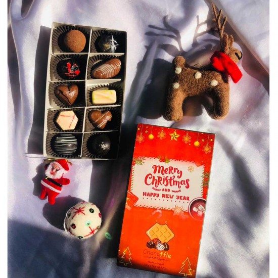  Christmas Special Belgian Chocolates Box(10 pcs)