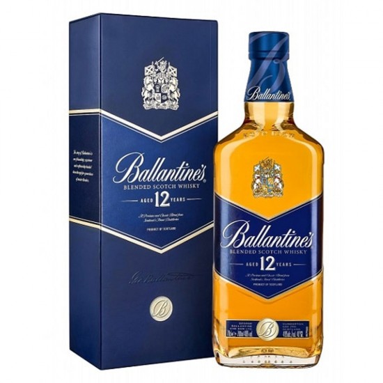 Ballantines 12 Year Old Whisky-750ml