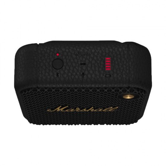 Marshall Willen Portable Wireless Bluetooth Speakers - Black & Brass