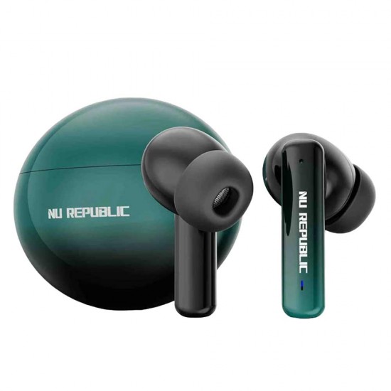 NU Republic Epic ANC + ENC Quad Mics Earbuds With X-bass Technology & 64hr Playtime