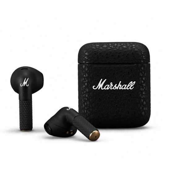 Marshall Minor III True Wireless Bluetooth In-Ear Headphones with Mic/Remote, Black