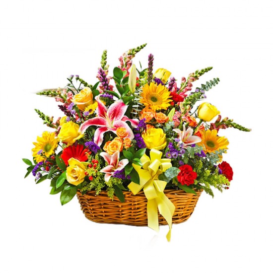 Floral Fiesta Basket 