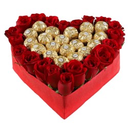 My Sweet Heart Box Arrangement My Sweet Heart Box Arrangement