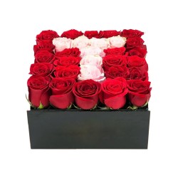 Floral Alphabet Box Arrangement