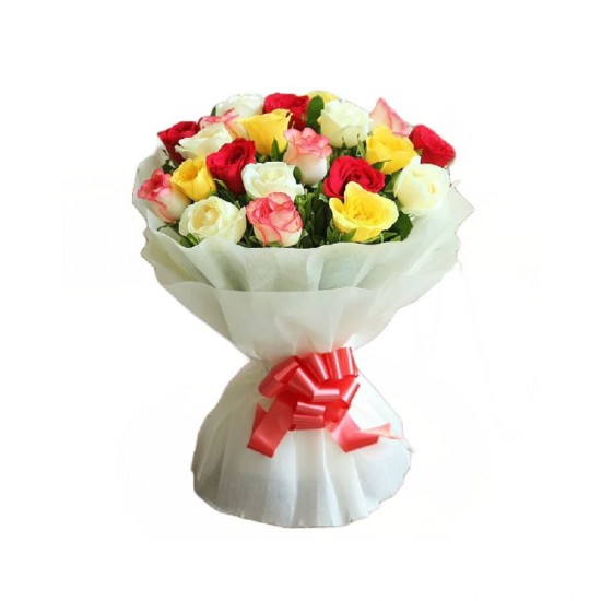 Bouquet of Charming Mix Roses