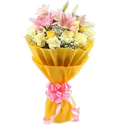 Beautiful Yellows & Pinks Bouquet