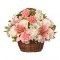 Cherish in Pink Basket Arrangement